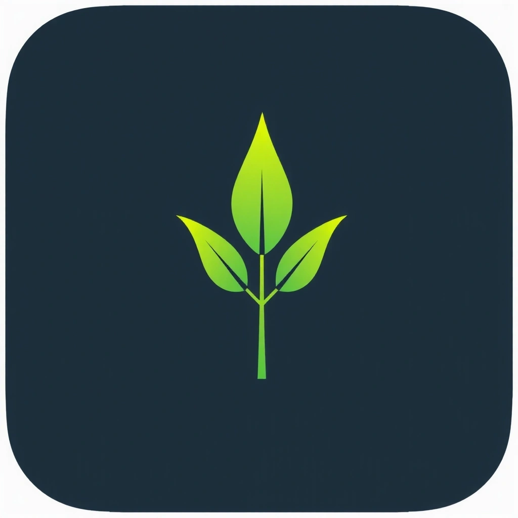 Leaf icon representing natural ingredients